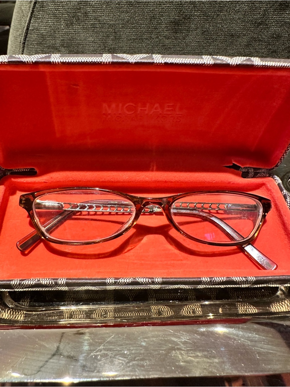 Michael Kors Tortoiseshell Eyeglasses - Brown Vintage, M2620, with case